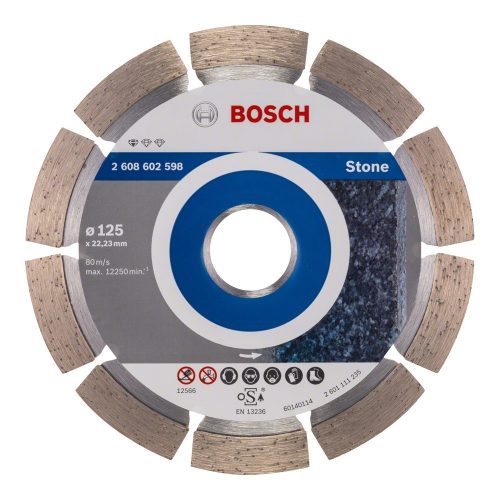 Bosch gyémánt kovágókorong 125x22,23x1,6mm