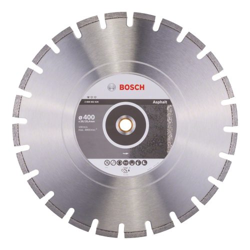 Bosch gyémánt vágókorong aszfalthoz 400x20/25,4x3,6mm