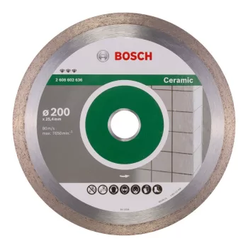   Bosch PRO Ceramic gyémánt vágókorong, 200x25,4 mm, márvány, csempe, kerámia (Regisztrációval akár extra értékes ajándék is elérhető!)