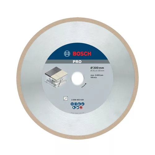 Bosch PRO Ceramic gyémánt vágókorong, 300x30/25,4 mm, márvány, csempe, kerámia (Regisztrációval akár ajándék is elérhető!)