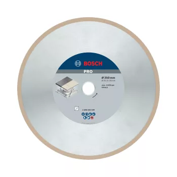   Bosch PRO Ceramic gyémánt vágókorong, 350x30/25,4 mm, márvány, csempe, kerámia (Regisztrációval akár ajándék is elérhető!)