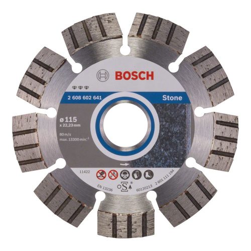 Bosch gyémánt kővágókorong 115x22,23x1,2mm