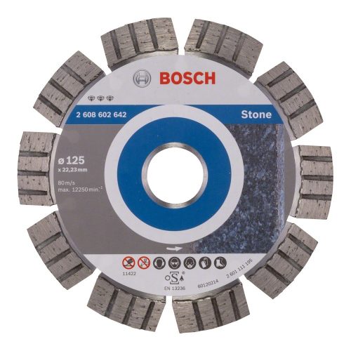Bosch gyémánt kovágókorong 125x22,23x1,2mm