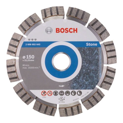 Bosch gyémánt kovágókorong 150x22,23x1,4mm