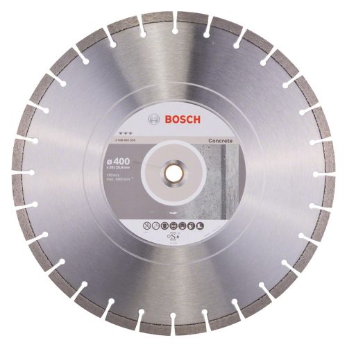 Bosch gyémánt vágókorong betonhoz 400x20/25,4x4,2mm
