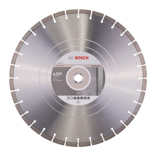 Bosch gyémánt vágókorong betonhoz 450x25,4x4,6mm
