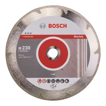   Bosch PRO Marble galvanizált gyémánt vágókorong, 230x22,23 mm, márvány (Regisztrációval akár extra értékes ajándék is elérhető!)