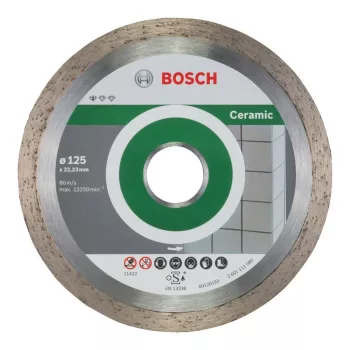   Bosch gyémánt vágókorong csempéhez 125x22,23x1,6mm 10db/cs (2608602202) (Regisztrációval akár extra értékes ajándék is elérhető!)