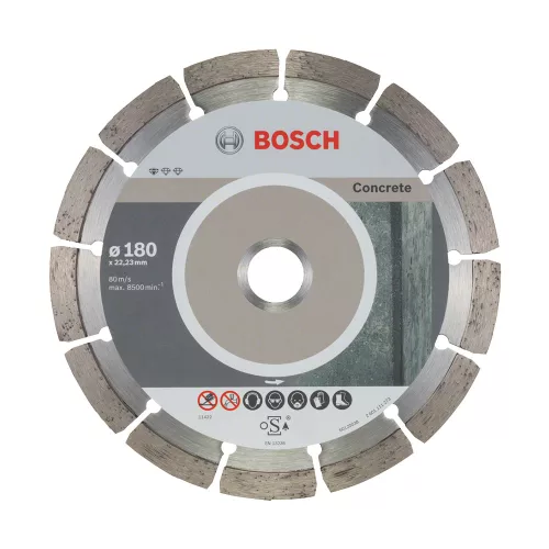 Bosch Standard for Concrete gyémánt vágótárcsa, 10 db (Regisztrációval akár extra értékes ajándék is elérhető!)