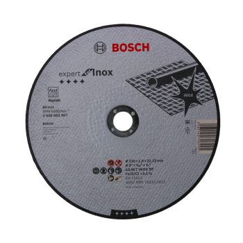   Bosch PRO egyenes vágókorong, 230x1,9x22,23 mm, inoxhoz, fémhez
