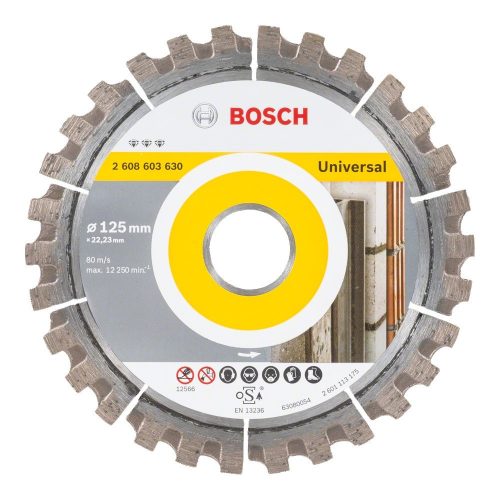 Bosch gyémánt vágókorong általános felhasználásra 125x22,23x2,2mm