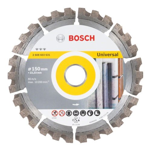 Bosch gyémánt vágókorong általános felhasználásra 150x22,23x2,4mm