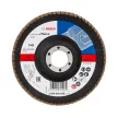 Bosch X431 legyezőtárcsa fémhez, kúpos, üvegszövet alátéttányér, Alox G40