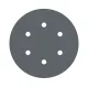Bosch PRO F355 csiszolópapír, 150 mm, G600 tépőzáras, műanyag, üveg, beton, kő, WPC 5 db