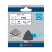Bosch PRO F355 csiszolópapír, 93 mm, G180 tépőzáras, műanyag, üveg, beton, kő, WPC 5 db