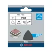 Bosch PRO F355 csiszolópapír, 93 mm, G320 tépőzáras, műanyag, üveg, beton, kő, WPC 5 db