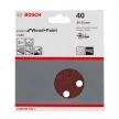 Bosch EXPERT C430 csiszolópapír excentercsiszolókhoz, fa és festék, , 5db 125mm, G40, 8 lyuk