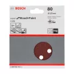 Bosch EXPERT C430 csiszolópapír excentercsiszolókhoz, fa és festék, , 5db 125mm, G80, 8 lyuk