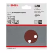 Bosch EXPERT C430 csiszolópapír excentercsiszolókhoz, fa és festék, , 5db 125mm, G120, 8 lyuk