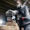 Bosch PRO X440 csiszolószalag, 75x610 mm, G80 3 db, keményfa, tömörfa, festék
