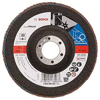   Bosch PRO X571 legyezőtárcsa, 125 mm, G80, inoxhoz, fémhez