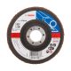 Bosch EXPERT X551 legyezőtárcsa fémhez, egyenes, üvegszövet alátéttányér, Zirkon 115mm, G40