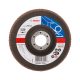 Bosch EXPERT X551 legyezőtárcsa fémhez, egyenes, üvegszövet alátéttányér, Zirkon 125mm, G120