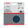 Bosch EXPERT F550 csiszolópapír, Metal 125 mm, P120, lyuk nélkül sarokcsiszolókhoz, 5db