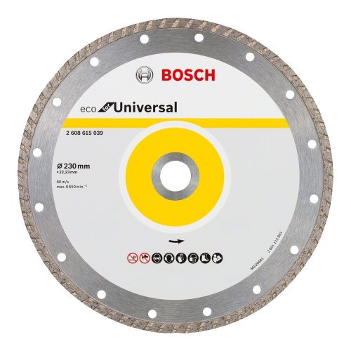 Bosch Turbo gyémánt vágókorong 230x22,23mm 10db/cs