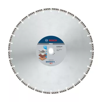   Bosch PRO gyémánt vágókorong, 450x25,4 mm, vasbeton, tégla, márvány, csempe, vas
