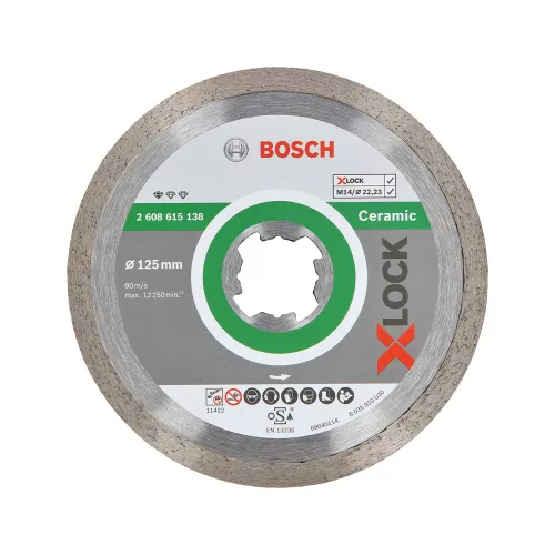 Bosch X-LOCK Gyémánt vágótárcsa Standard for Ceramic (Regisztrációval akár extra értékes ajándék is elérhető!)