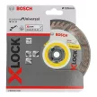 Bosch PRO Multi Material X-LOCK, M14 gyémánt vágókorong, 125x22,23mm, 22,23mm, többféle anyaghoz