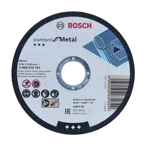 Bosch Standard for Metal A 60 T BF egyenes (Regisztrációval akár extra értékes ajándék is elérhető!)