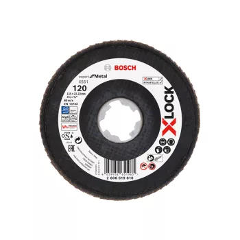   Bosch EXPERT Metal X551 X-Lock legyezőtárcsa 115mm, 22,23 G120 sarokcsiszolókhoz