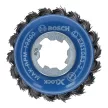 Bosch PRO Metal heavy X-LOCK fonott fazékkefe, 75x0,5 mm, fémhez