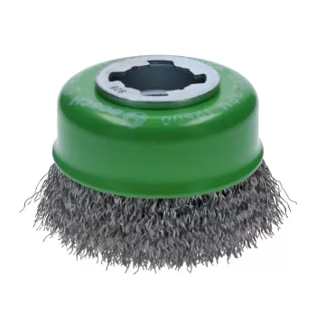   Bosch PRO Stainless Steel clean X-LOCK hullámos fazékkefe, 75x0,3 mm, fémhez, inoxhoz