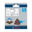 Bosch PRO F460 csiszolópapír, 93x93 mm, G80 5 db, fa, festékhez