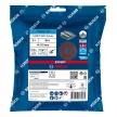 Bosch EXPERT R781 Prisma kerámiaszemcsés fíbertárcsa fémhez, 5db X-LOCK 115mm, G80+
