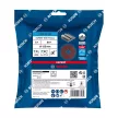 Bosch EXPERT R781 Prisma kerámiaszemcsés fíbertárcsa fémhez, 5db X-LOCK 125mm, G60+