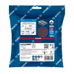 Bosch EXPERT R781 Prisma kerámiaszemcsés fíbertárcsa fémhez, 5db X-LOCK 125mm, G80+