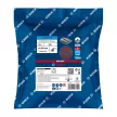 Bosch EXPERT R781 Prisma kerámiaszemcsés fíbertárcsa fémhez, 25db Ø180mm, G80+