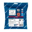 Bosch EXPERT R782 X-LOCK Prisma kerámiaszemcsés fíbertárcsa Inoxhoz, 5db 115mm, G36+