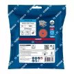 Bosch EXPERT R782 X-LOCK Prisma kerámiaszemcsés fíbertárcsa Inoxhoz, 5db 115mm, G120+
