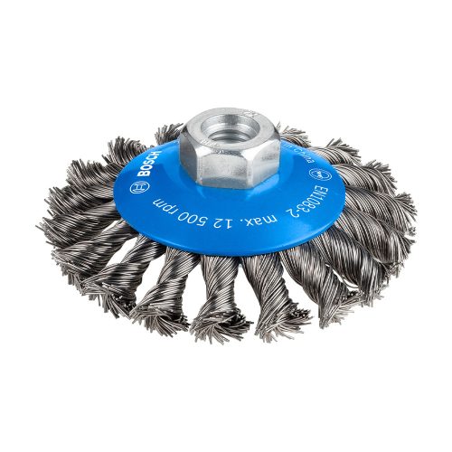 Bosch PRO Metal heavy fonott kúpos kefe, 100x0,5 mm, M14 menetes, fémhez