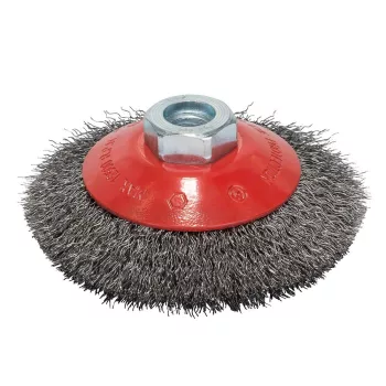   Bosch PRO Metal clean hullámos kúpos kefe, 100x0,3 mm, M14 menetes, fémhez