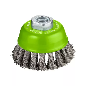   Bosch PRO Stainless Steel heavy fonott fazékkefe, 75x0,5 mm, M14 menetes, fémhez, inoxhoz