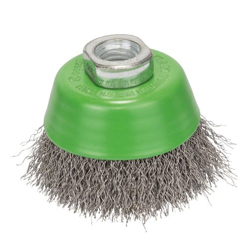 Bosch PRO Stainless Steel clean hullámos fazékkefe, 65x0,3 mm, M14 menetes, fémhez, inoxhoz