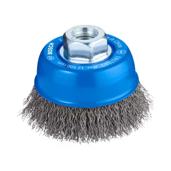  Bosch PRO Metal clean hullámos fazékkefe, 70x0,3 mm, M14 menetes, fémhez