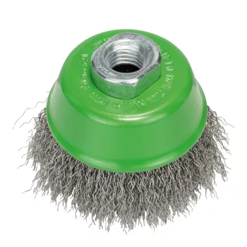   Bosch PRO Stainless Steel clean hullámos fazékkefe, 75x0,3 mm, M14 menetes, fémhez, inoxhoz
