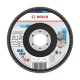 Bosch X451 legyezőtárcsa fémhez és fához, kúpos, Alox - 115 mm, 22,23 mm, G80